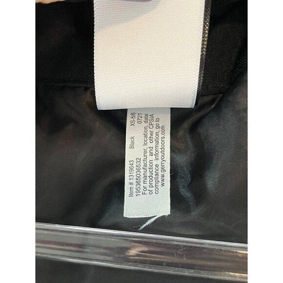 Gerry Systems Soft Shell Hooded Jacket Kids XS Gray Black MISSING INNER SHELL - Picture 13 of 14